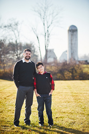 The L Family: Holiday Portrait Session in Granville, Ohio