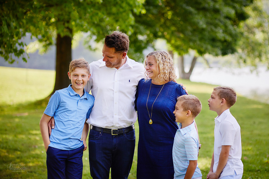 The S Family: Portrait Session at Hudson Springs Park