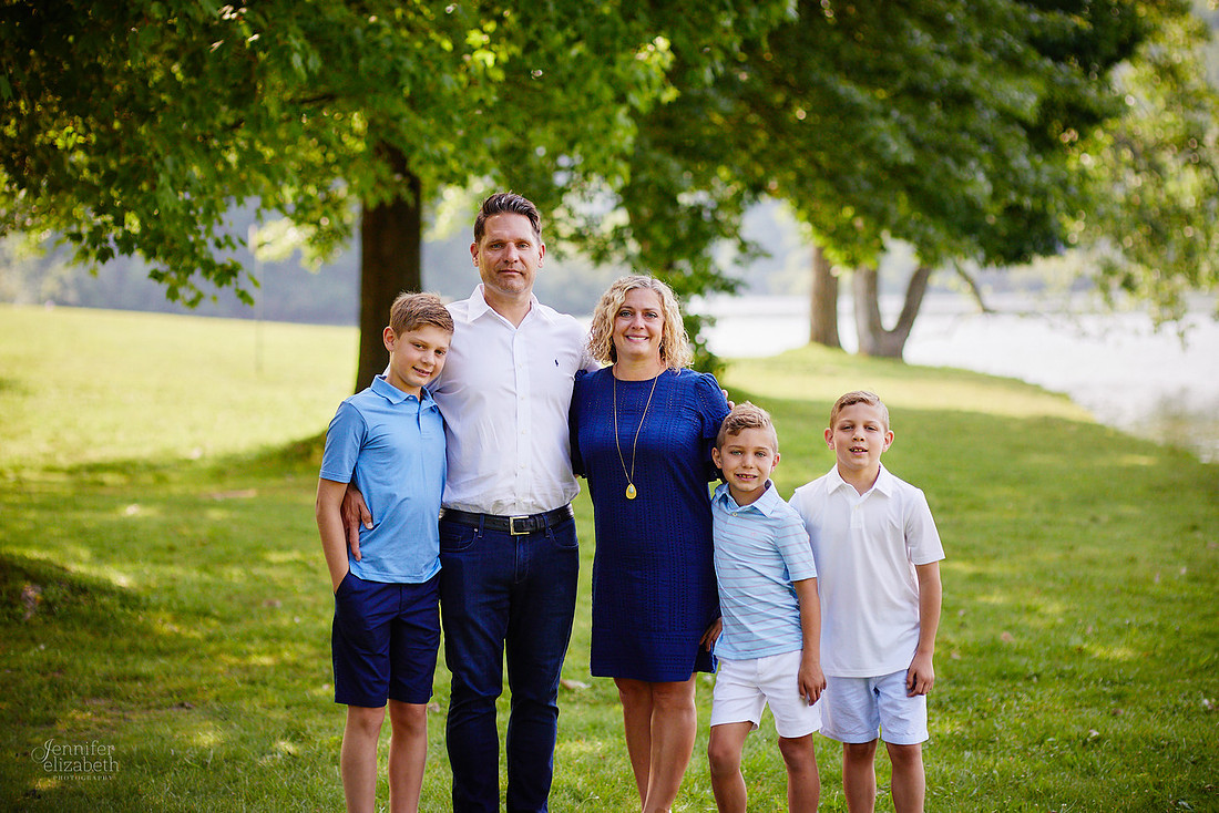 The S Family: Portrait Session at Hudson Springs Park