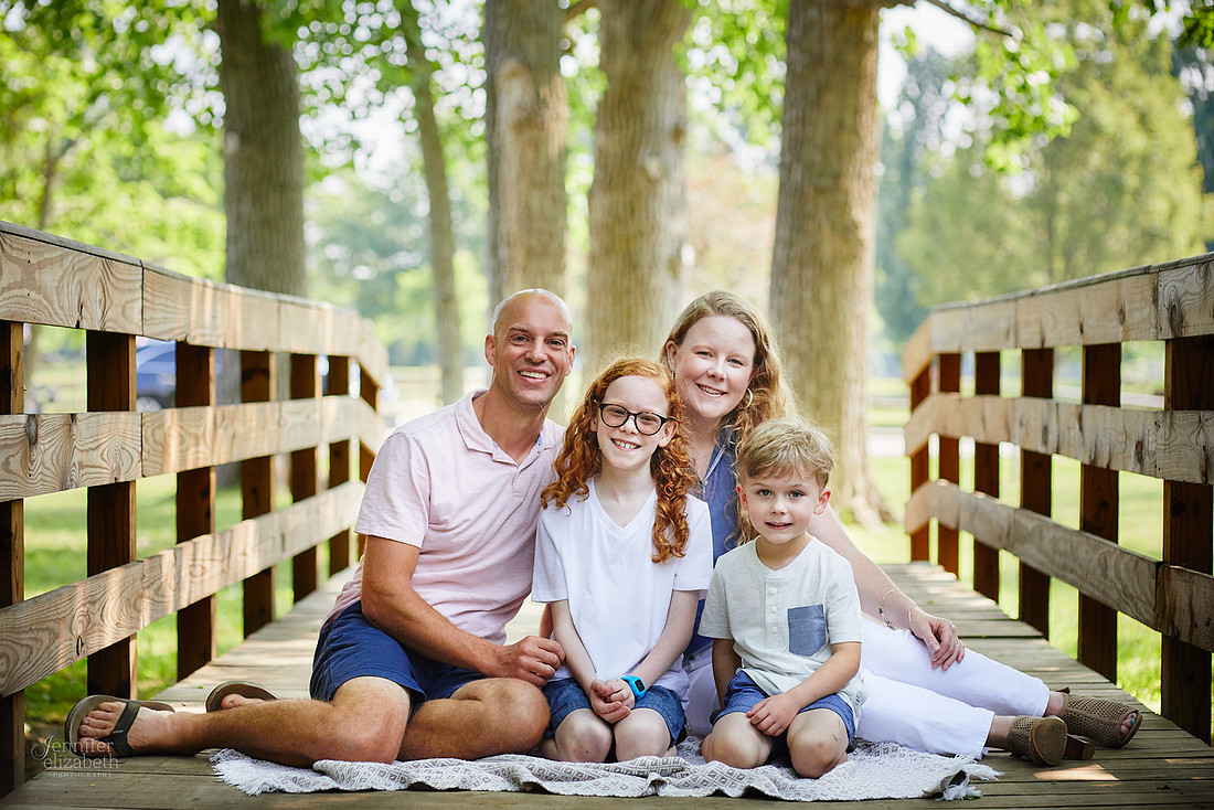 The S Family: Portrait Session at Hudson Springs Park
