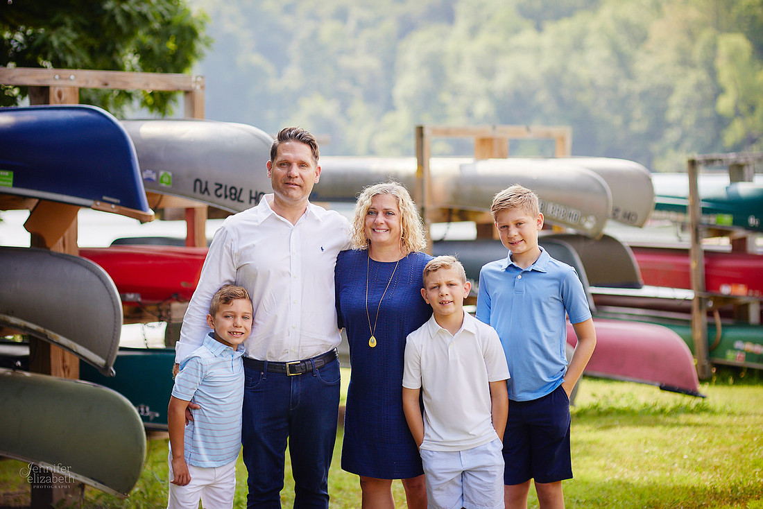 The S Family: Portrait Session at Hudson Springs Park