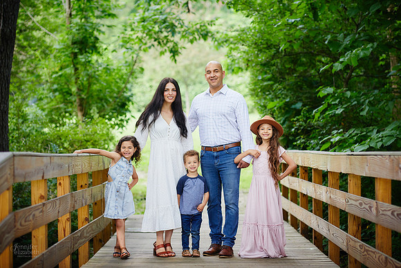 The S Family: Portrait Session at Hudson Springs Park
