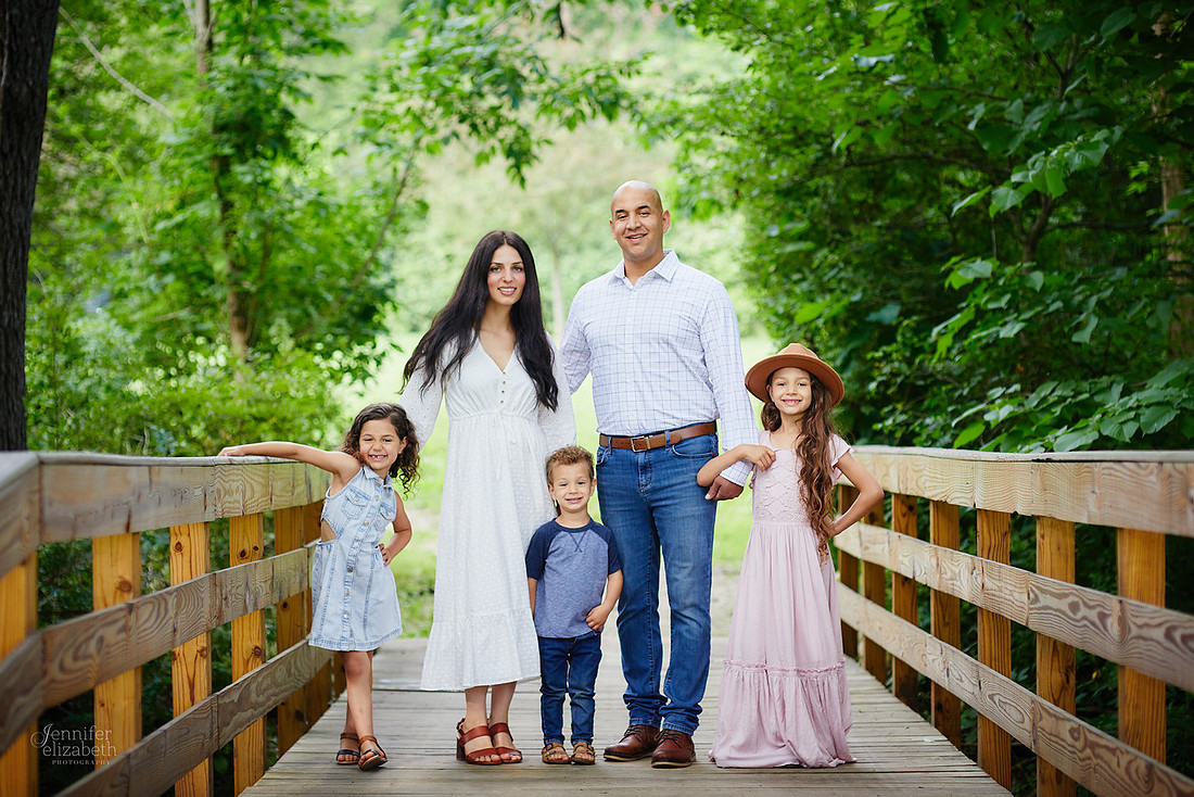 The S Family: Portrait Session at Hudson Springs Park