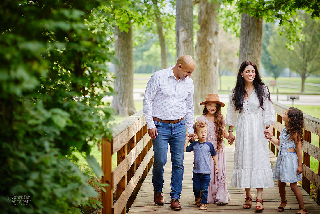 The S Family: Portrait Session at Hudson Springs Park
