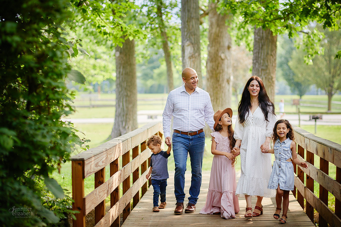 The S Family: Portrait Session at Hudson Springs Park