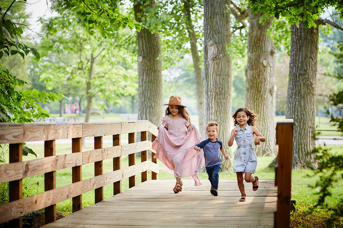 The S Family: Portrait Session at Hudson Springs Park
