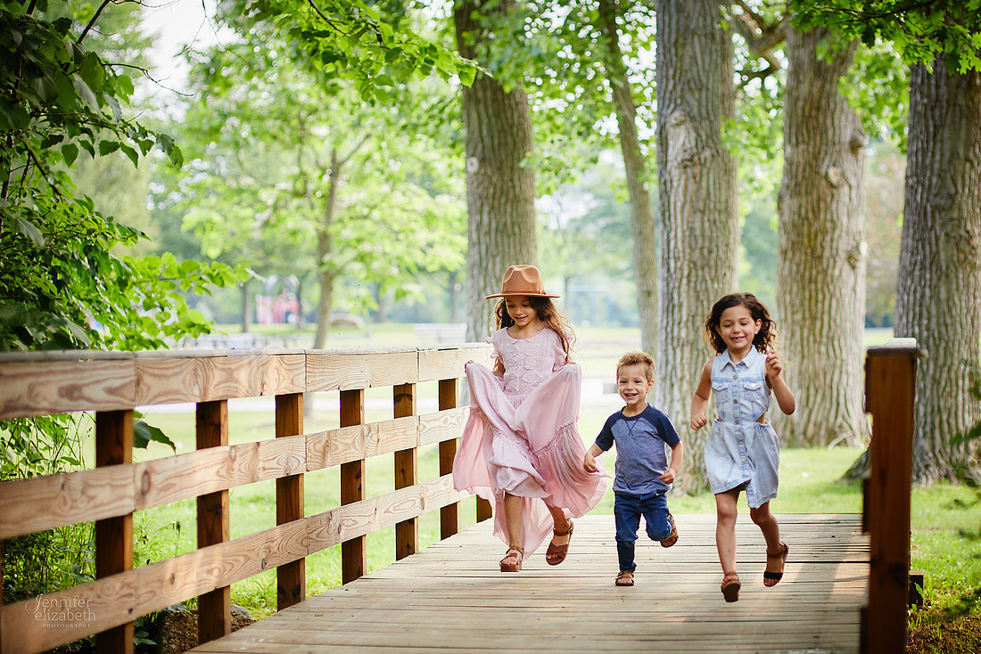 The S Family: Portrait Session at Hudson Springs Park
