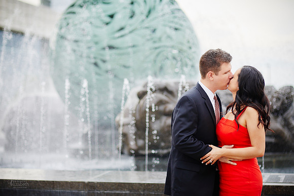 Sophia & Brian: Engagement Session in Downtown Cleveland and Edgewater Beach