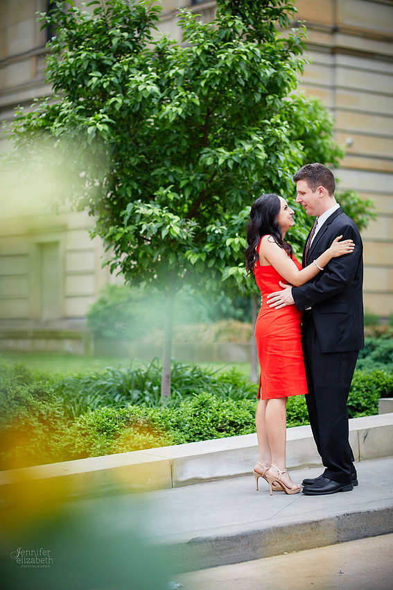 Sophia & Brian: Engagement Session in Downtown Cleveland and Edgewater Beach