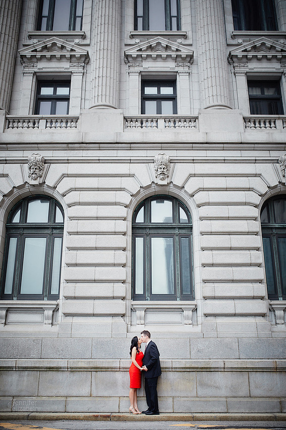 Sophia & Brian: Engagement Session in Downtown Cleveland and Edgewater Beach