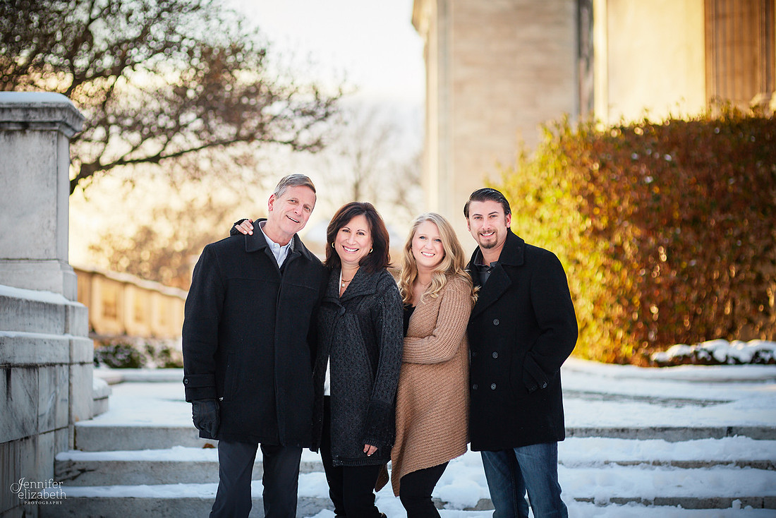 The R Family: Portrait Session at the Cleveland Museum of Art