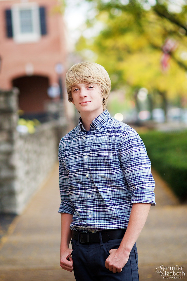 Sam: Senior Portrait Session in Worthington, Ohio