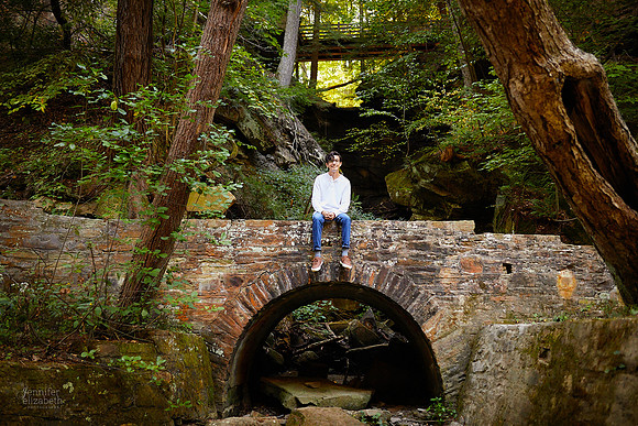 Ben: Senior Portrait Session at Henry Church Rock in Bentleyville