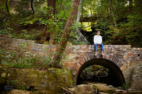 Ben: Senior Portrait Session at Henry Church Rock in Bentleyville