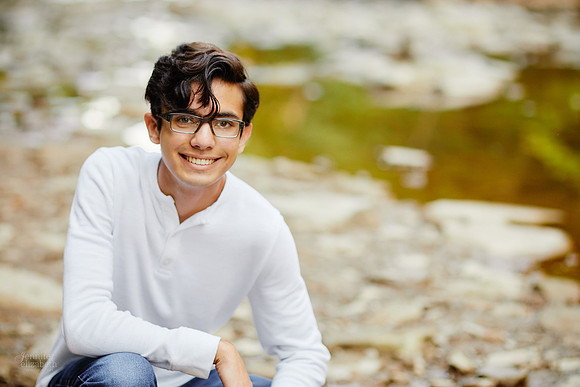 Ben: Senior Portrait Session at Henry Church Rock in Bentleyville