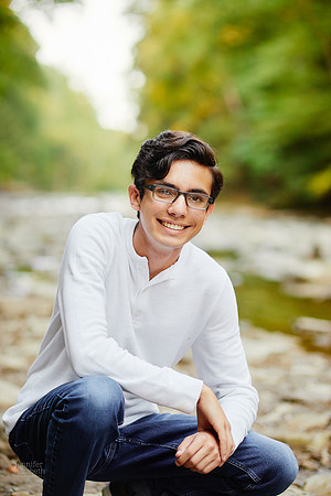Ben: Senior Portrait Session at Henry Church Rock in Bentleyville