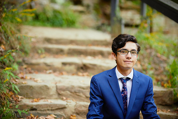 Ben: Senior Portrait Session at Henry Church Rock in Bentleyville