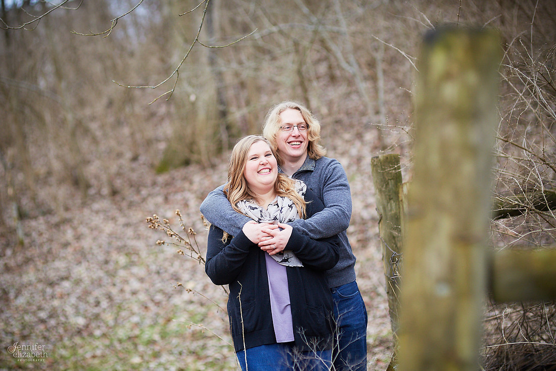 Emily & Colin: Engagement Session with Horse in Xenia, Ohio