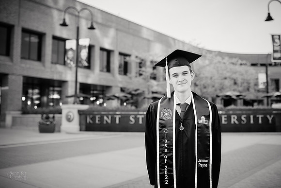 Jameson: Graduation Senior Portrait Session at Kent State University