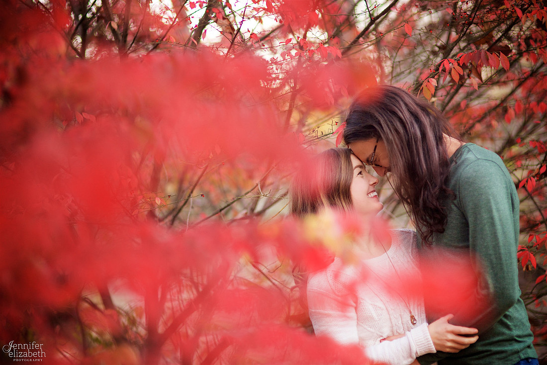 Tess and Adam's Engagement Portrait Session in Olmsted Falls, Cleveland