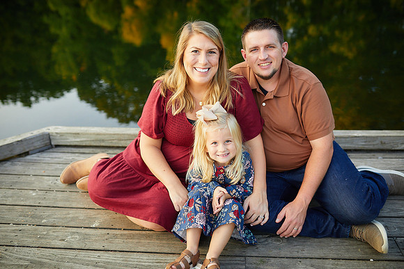 The P Family: Portrait Session at Veterans Park in Mentor