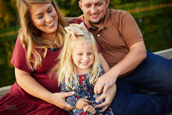 The P Family: Portrait Session at Veterans Park in Mentor