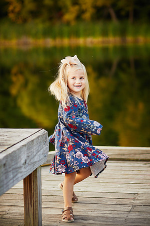 The P Family: Portrait Session at Veterans Park in Mentor