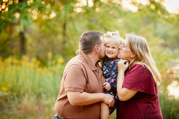 The P Family: Portrait Session at Veterans Park in Mentor
