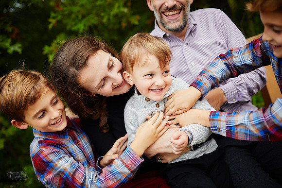 The T Family: Portrait Session at Acacia Reservation in Beachwood