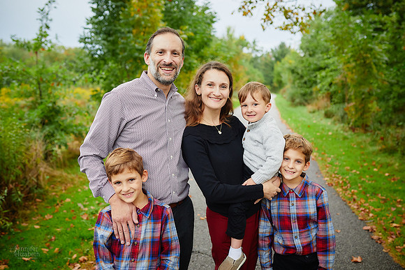 The T Family: Portrait Session at Acacia Reservation in Beachwood