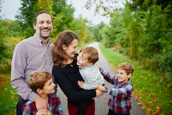 The T Family: Portrait Session at Acacia Reservation in Beachwood