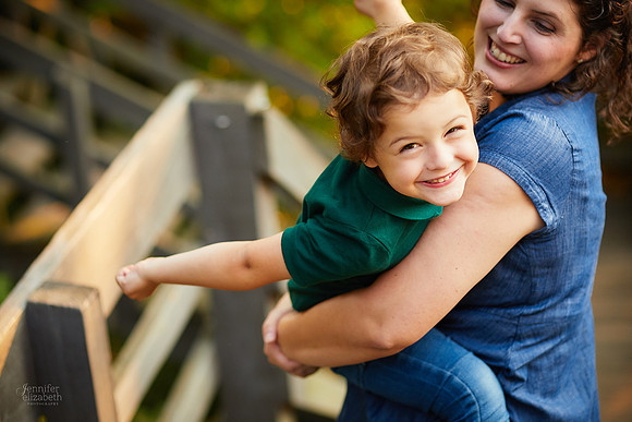 The R/K Family: Portrait Session in Downtown Chagrin Falls