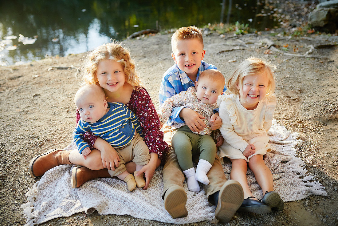 The S Family: Portrait Session at Coe Lake in Berea