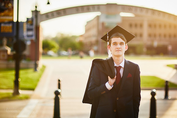 Jameson: Graduation Senior Portrait Session at Kent State University