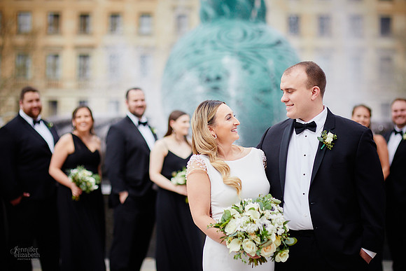 Savannah & Nick: Downtown Cleveland Wedding at St. Claire Ballroom in the Cleveland Marriott Downtown at Key Center