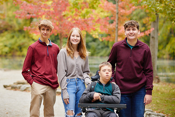 The C Family: Portrait Session at Coe Lake in Berea