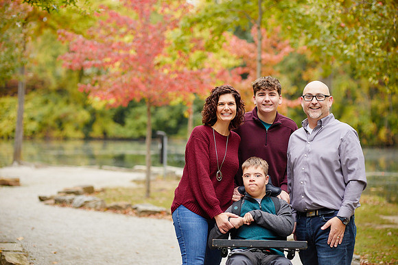 The C Family: Portrait Session at Coe Lake in Berea
