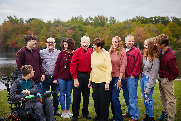 The C Family: Portrait Session at Coe Lake in Berea