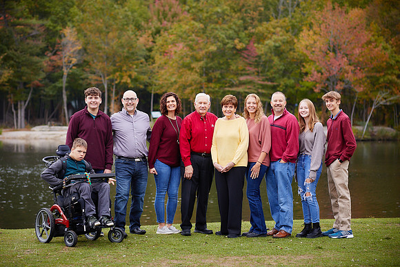 The C Family: Portrait Session at Coe Lake in Berea