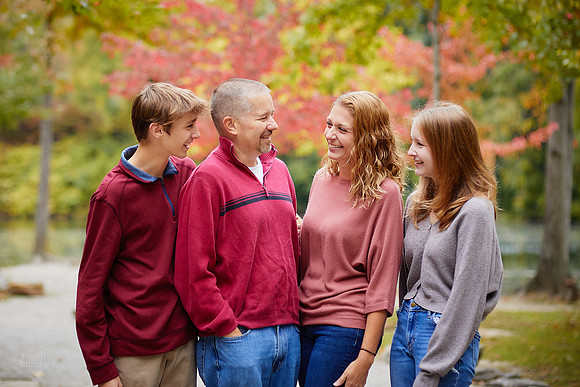 The C Family: Portrait Session at Coe Lake in Berea