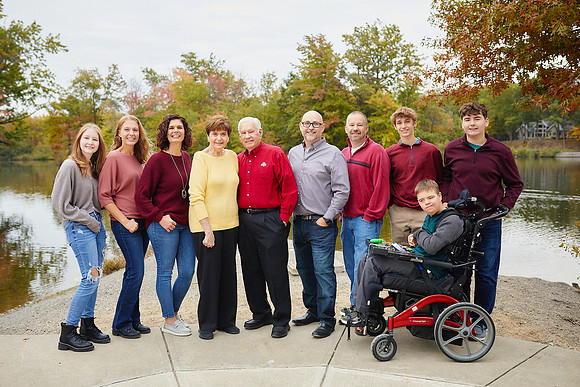 The C Family: Portrait Session at Coe Lake in Berea