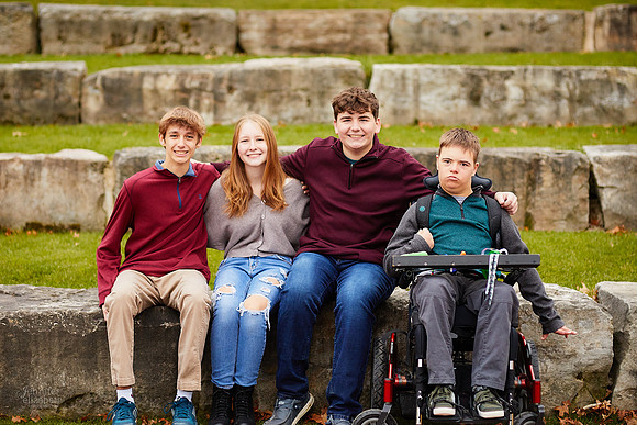 The C Family: Portrait Session at Coe Lake in Berea