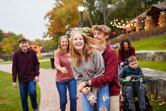 The C Family: Portrait Session at Coe Lake in Berea
