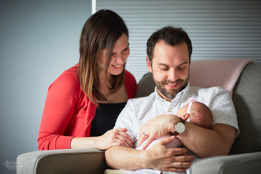 Zoey: Lifestyle Newborn Session in Cleveland
