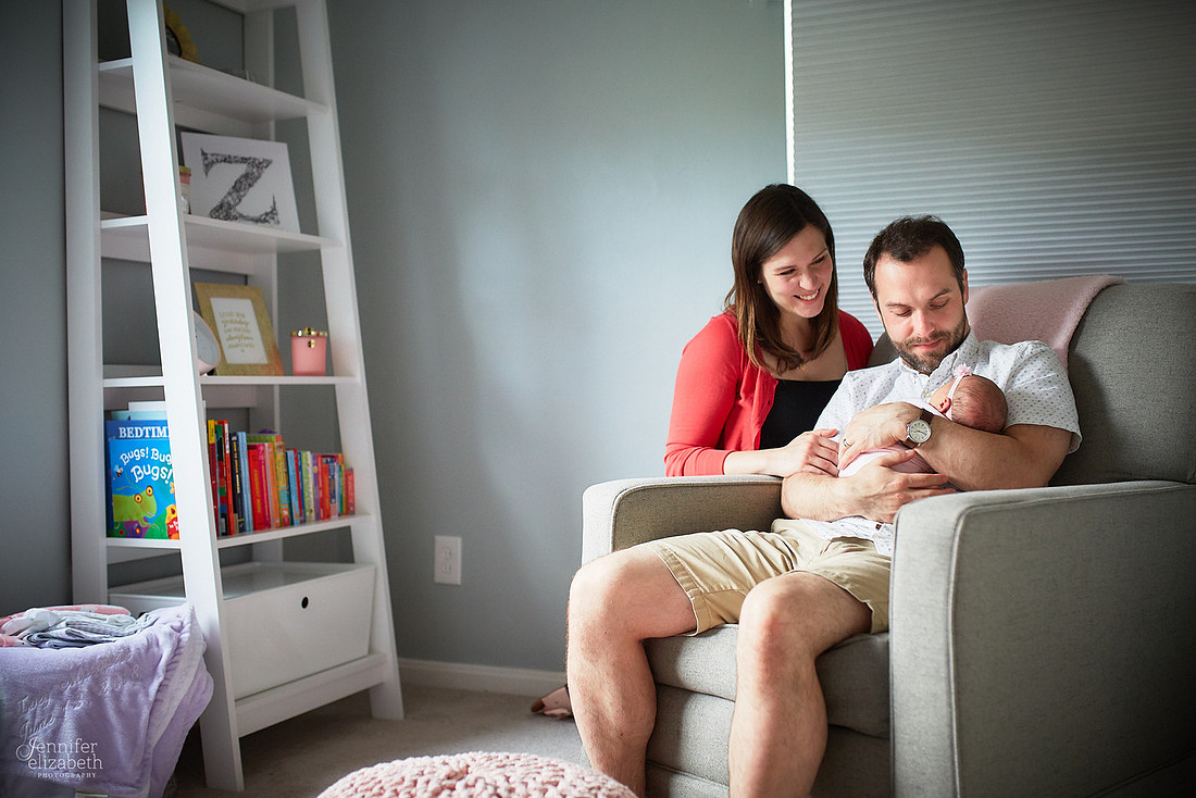 Zoey: Lifestyle Newborn Session in Cleveland