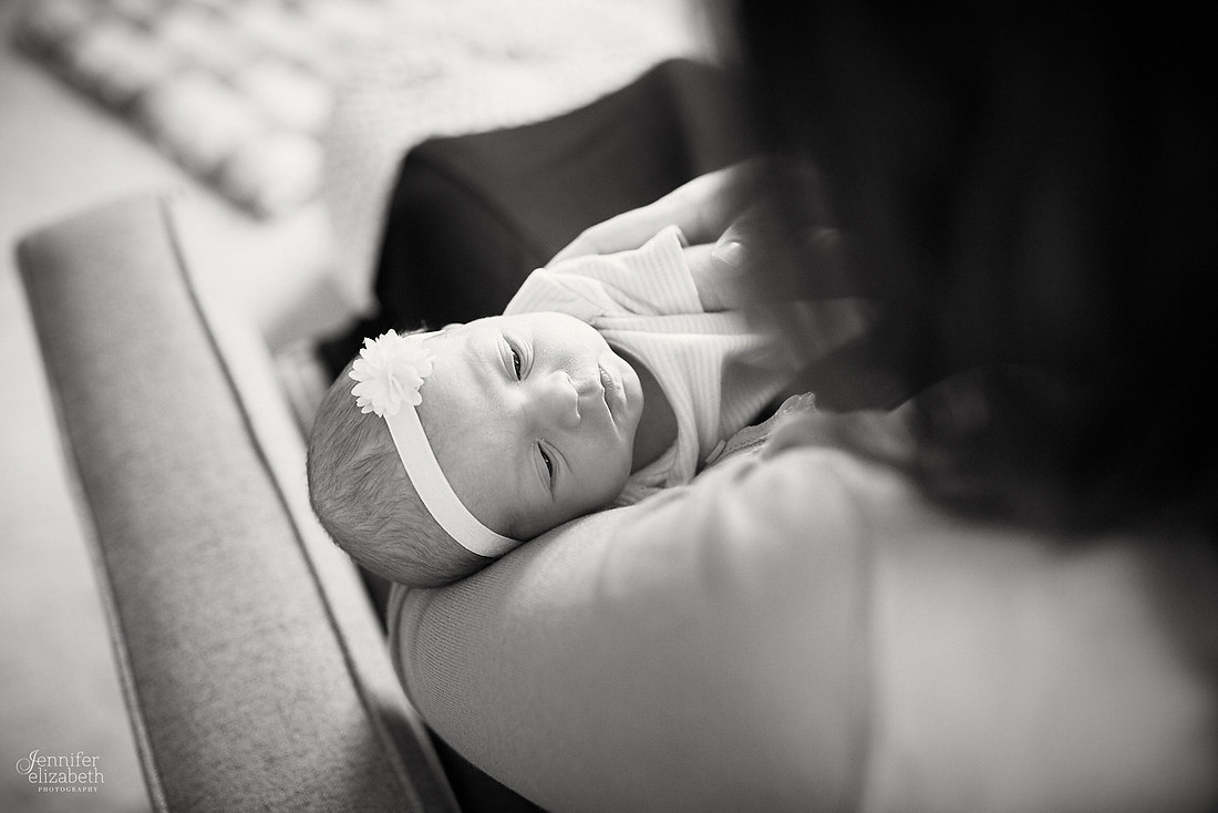 Zoey: Lifestyle Newborn Session in Cleveland