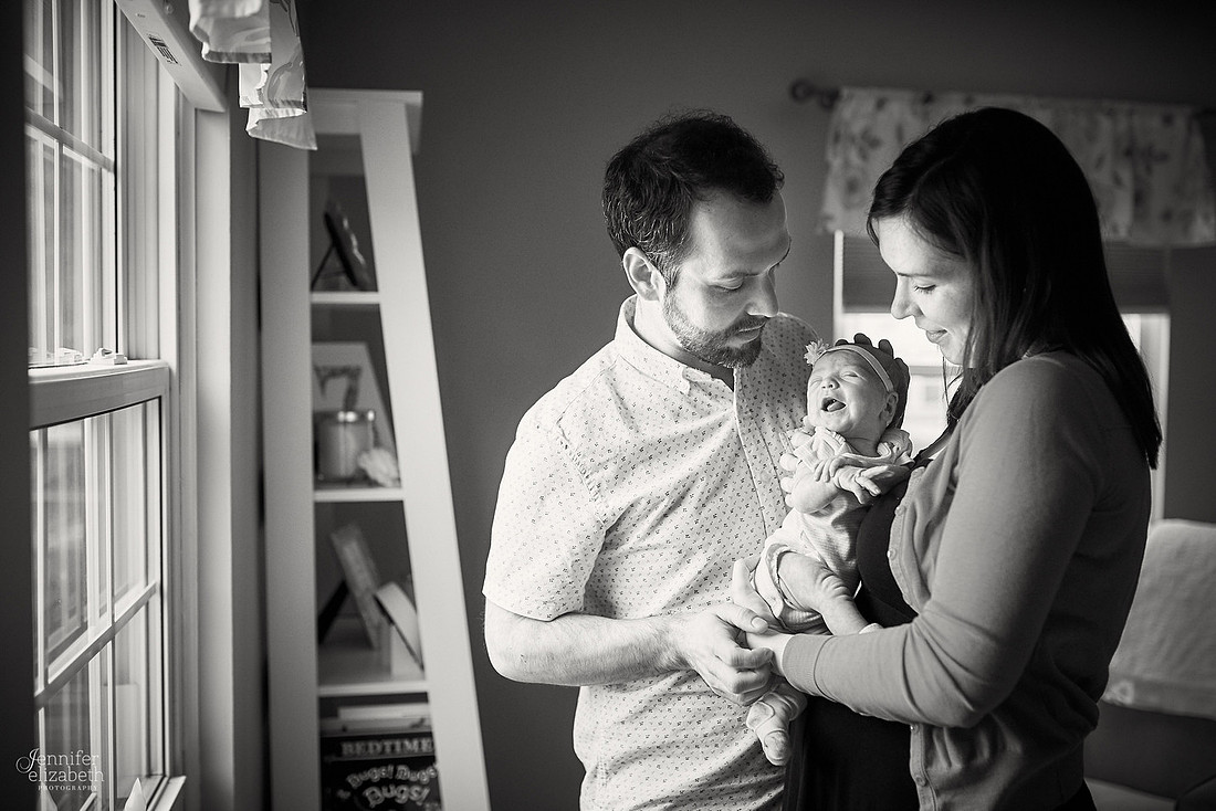 Zoey: Lifestyle Newborn Session in Cleveland