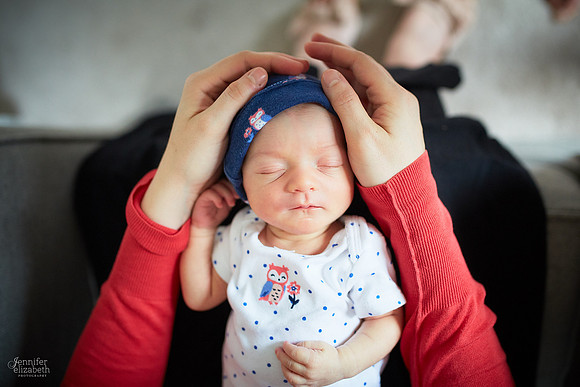 Zoey: Lifestyle Newborn Session in Cleveland