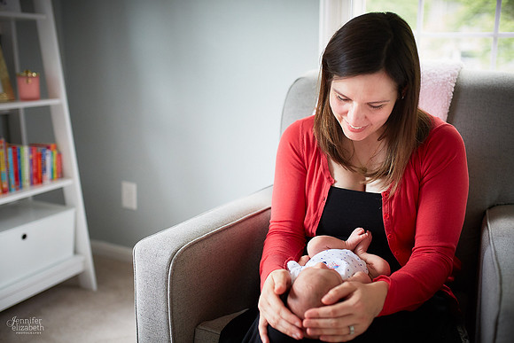 Zoey: Lifestyle Newborn Session in Cleveland