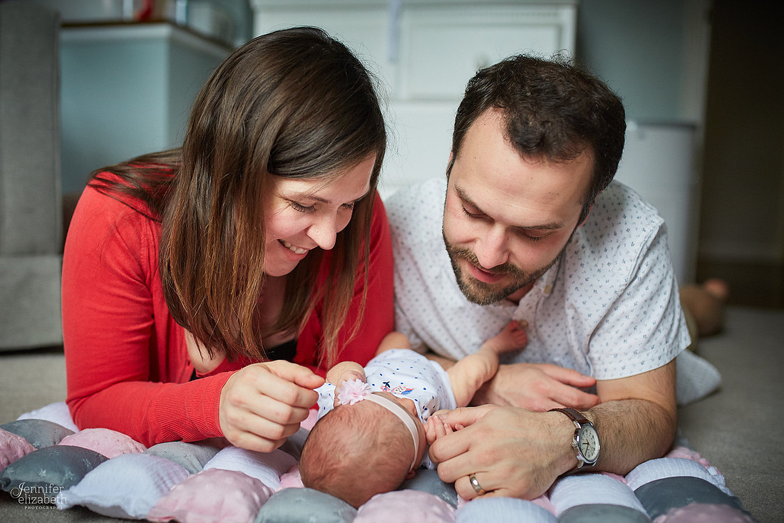 Zoey: Lifestyle Newborn Session in Cleveland